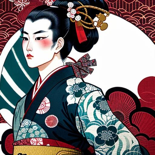 Ukiyo-e Lowbrow Art Illustration