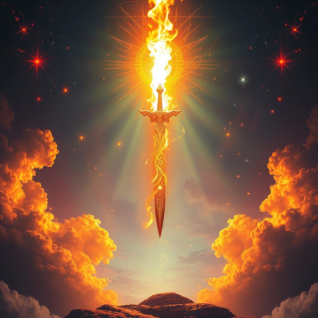 Celestial Fire Sword at Paradise Threshold