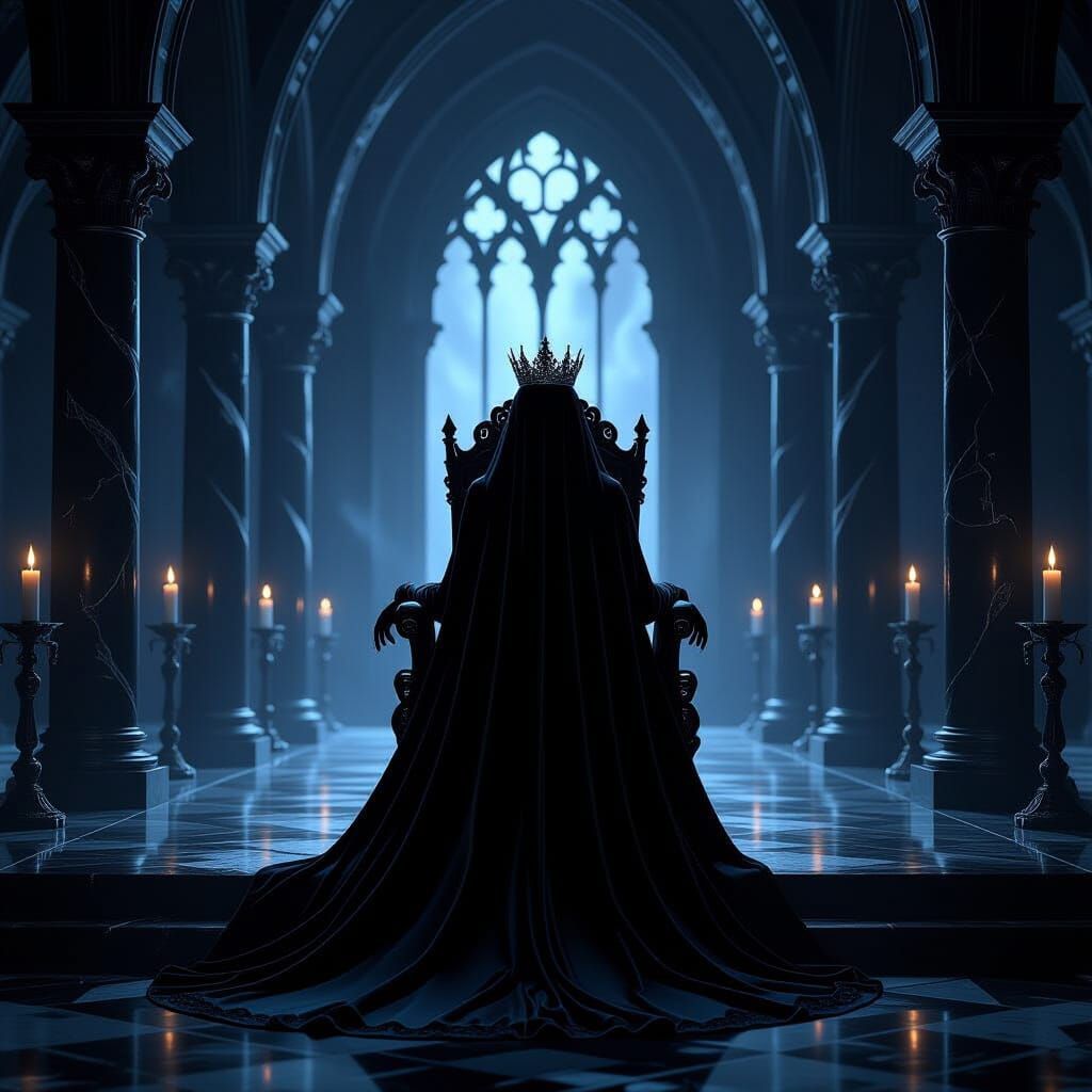 Gothic Throne Room: Queen in Shadows