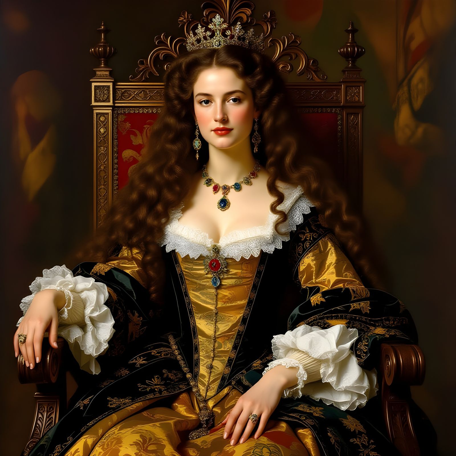 Queen Catherine on the English Throne