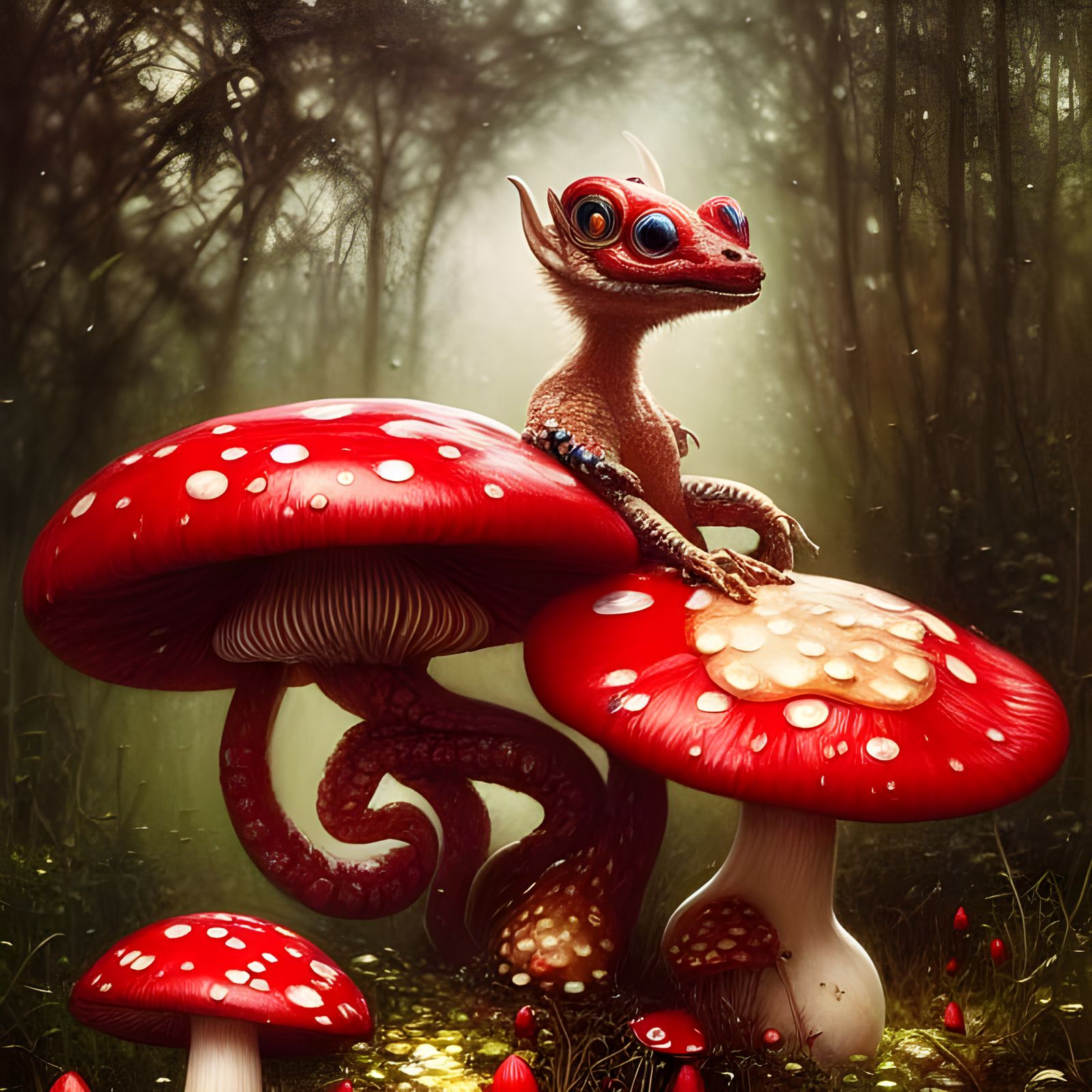 Friendly Mushroom Monster