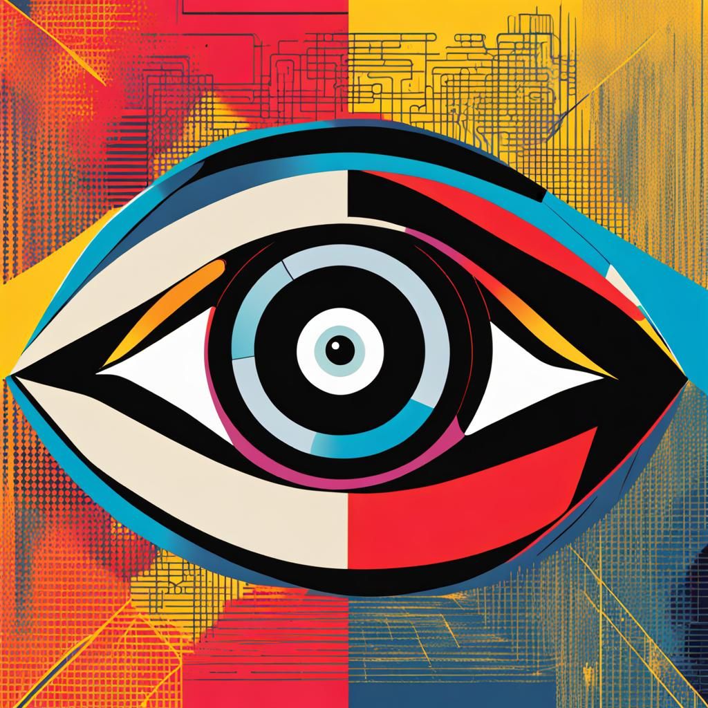 Big Brother Pop Art Screen Print in 8k