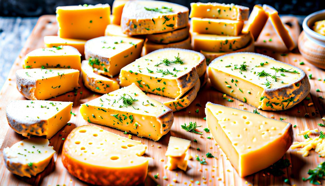 Vegan Cheese Batch Made from Yeast and Potatoes