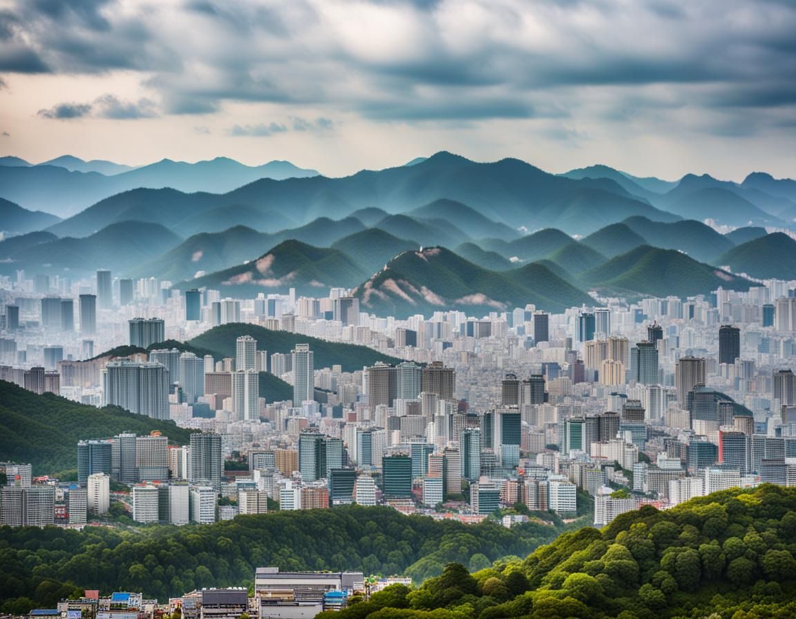 Dunhua, South Korea: Cityscape Photography with Bokeh