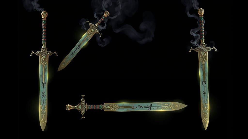 Fantasy Icon Art Longsword of Harm Study