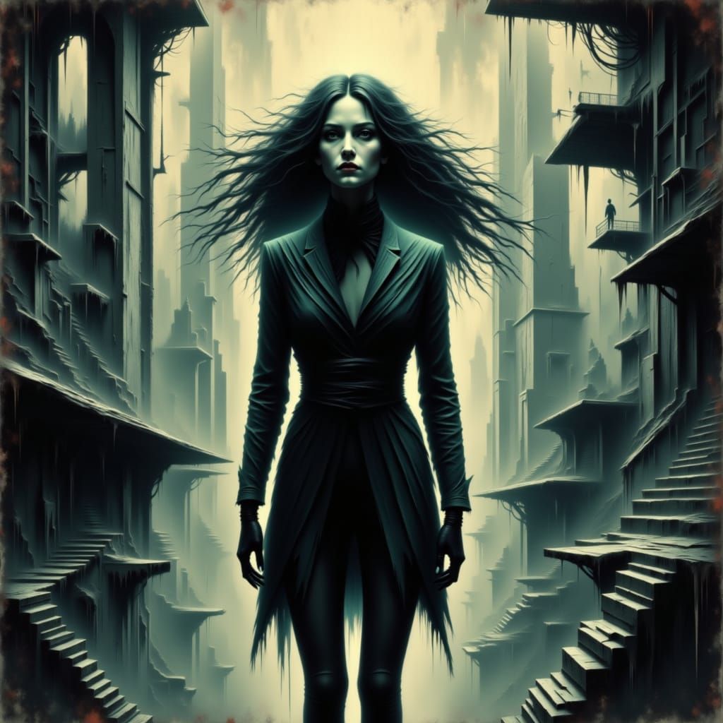 Futuristic Cityscape Inspired by Metropolis