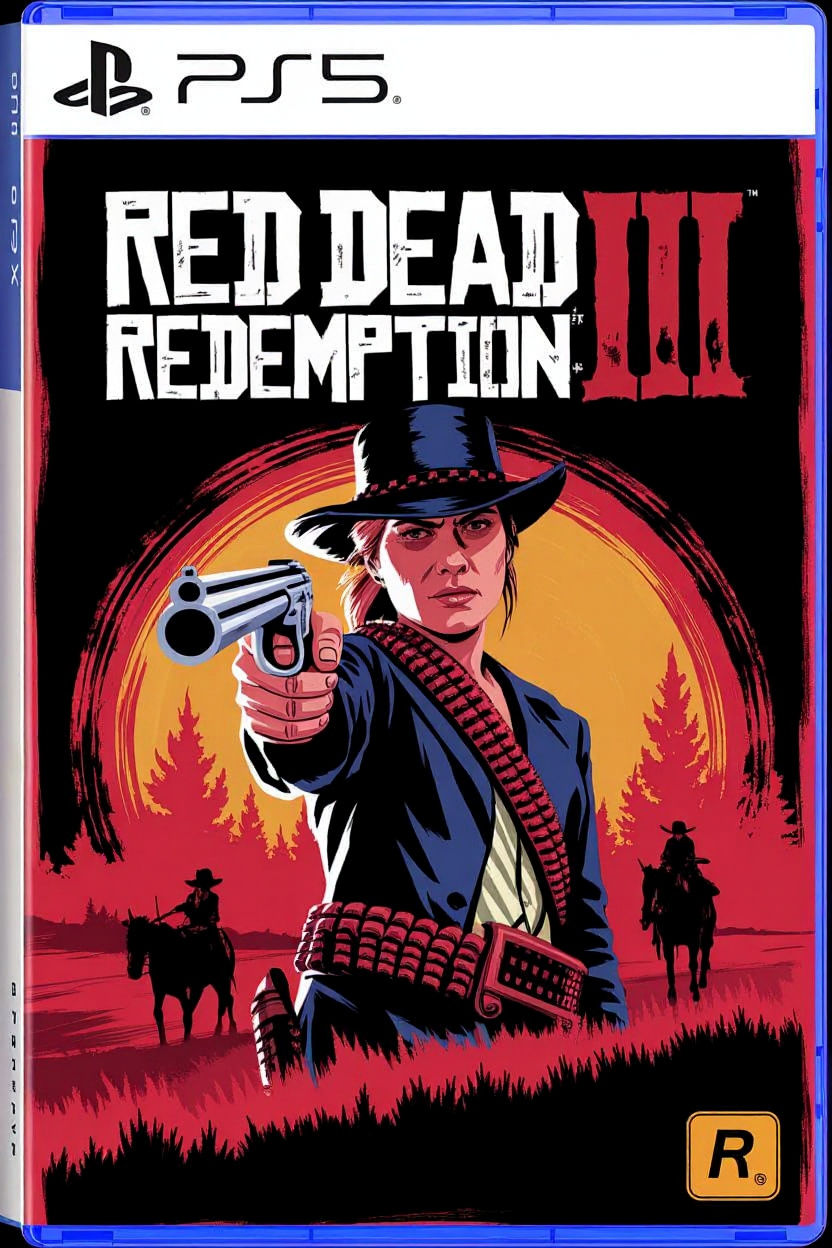 Sadie Adler Wields Shotgun in Fiery Desert Landscape