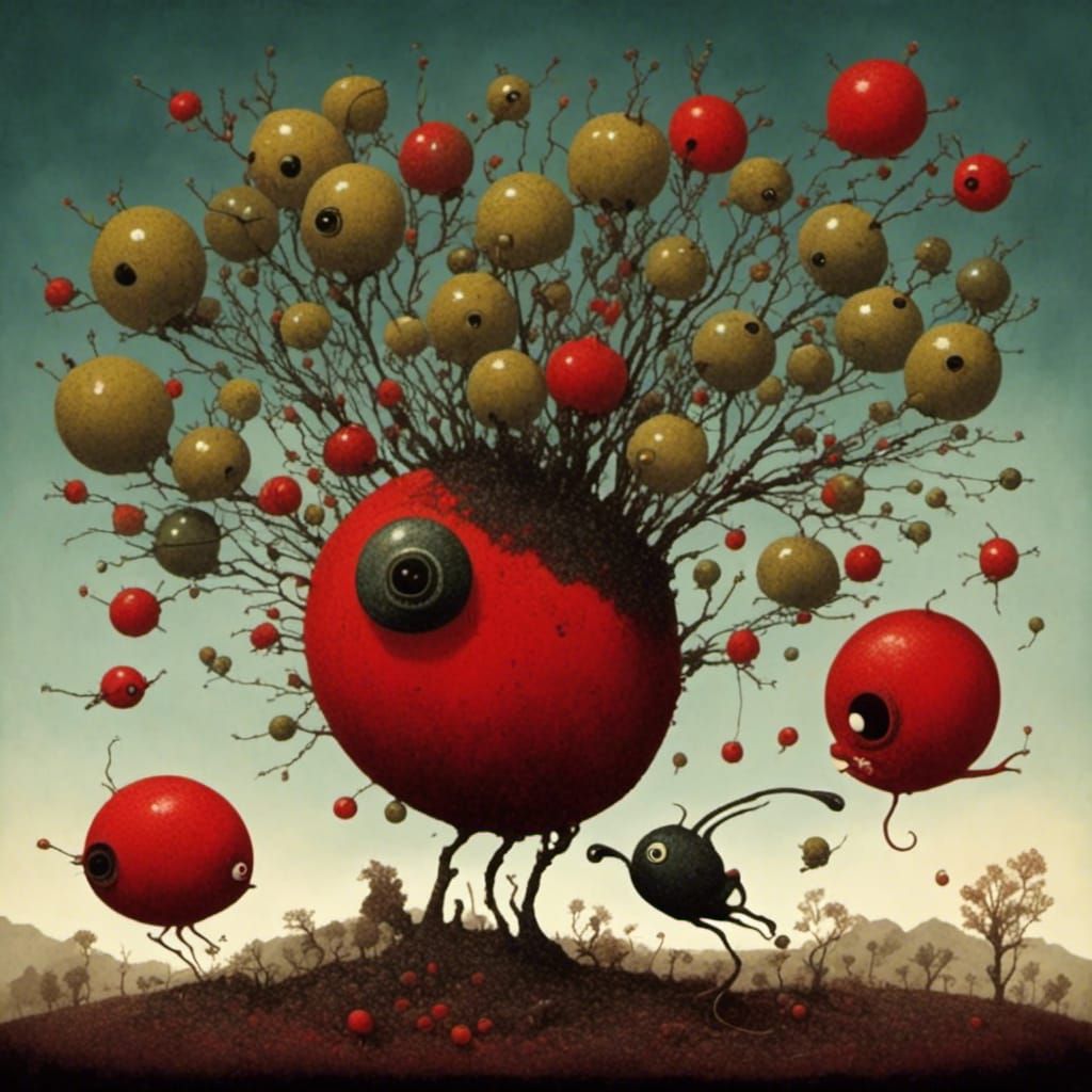 Abstract Organic Shapes and Textures