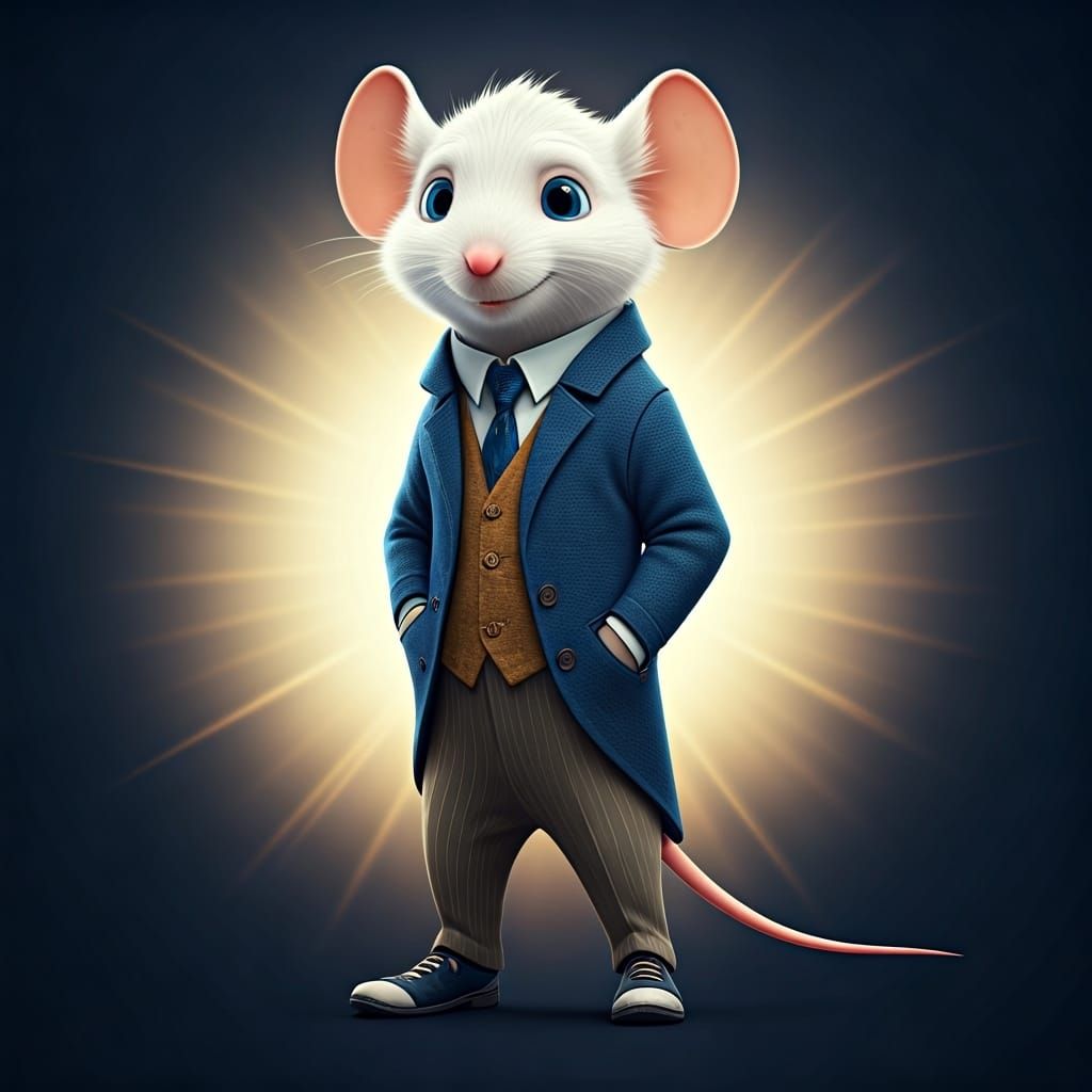 City Mouse Character in 3D Digital Art