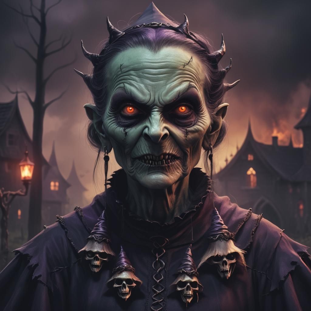 Image of an Evil Witch