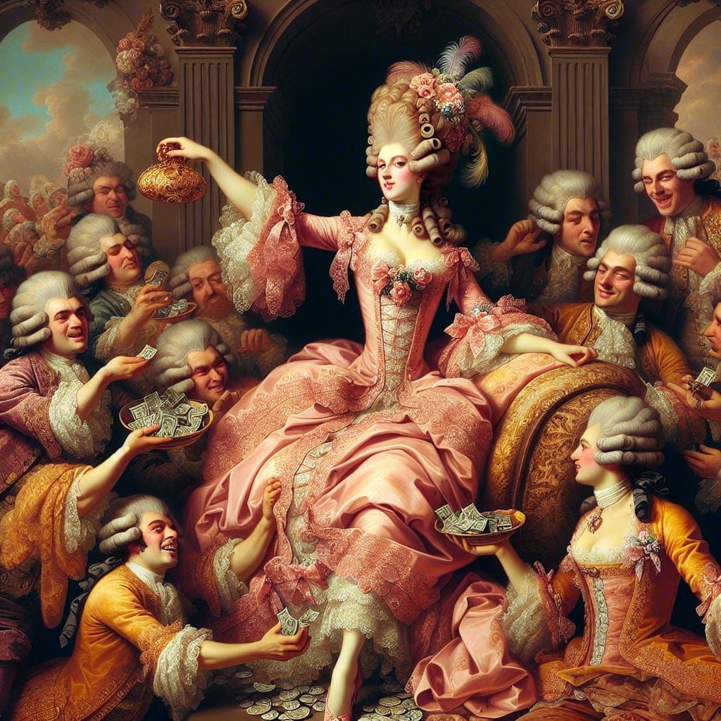 Rococo Aristocrat with a Trumpesque Twist