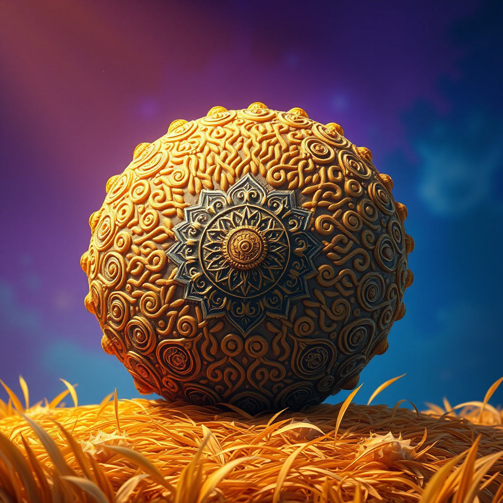 Ornate Rice Grain Fantasy Concept Art