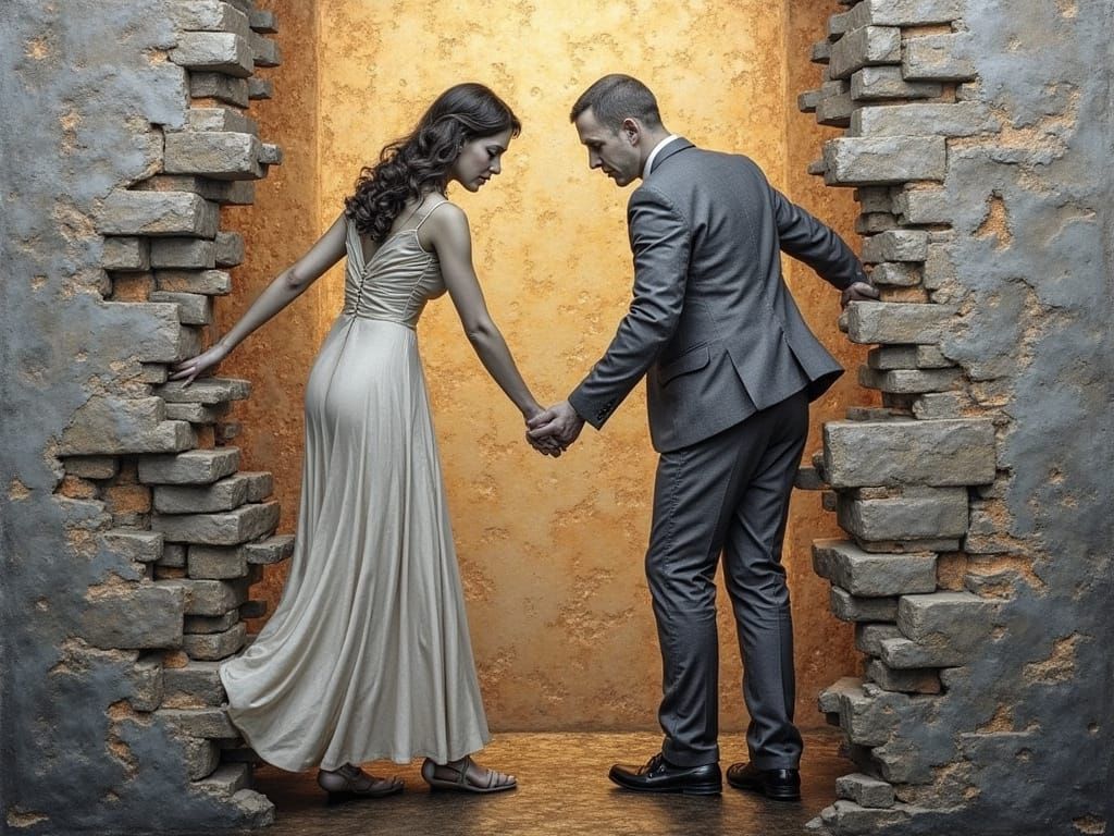 Tumbling Walls - Beryl Pearl