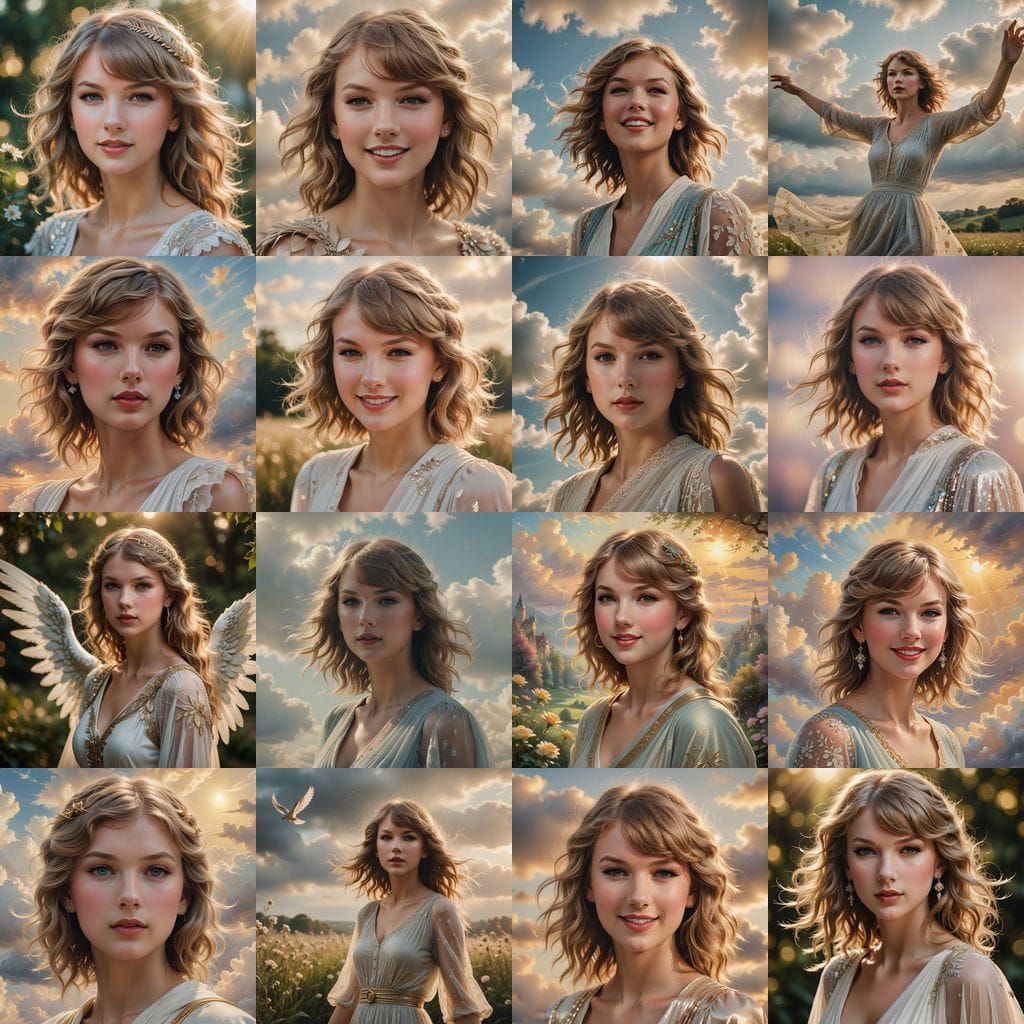 Taylor Swift Radiant in Heavenly Sunshine