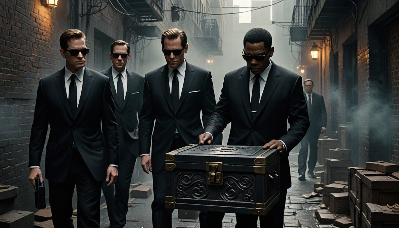 Men in Black Uncover Ancient Treasure