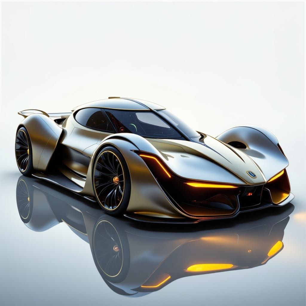 Futuristic Hypercar Concept: Ferrari & NASA Inspired