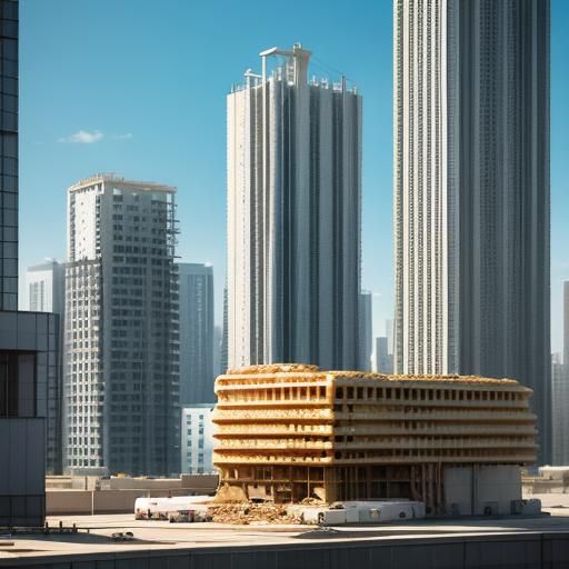 Waffle Building: Conceptual Architectural Photography