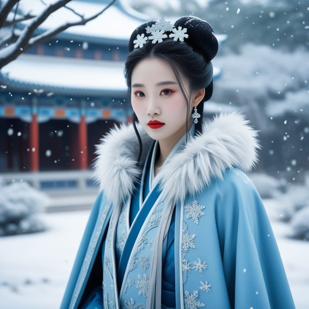 Icy Disney Concubine in Winter Wonderland
