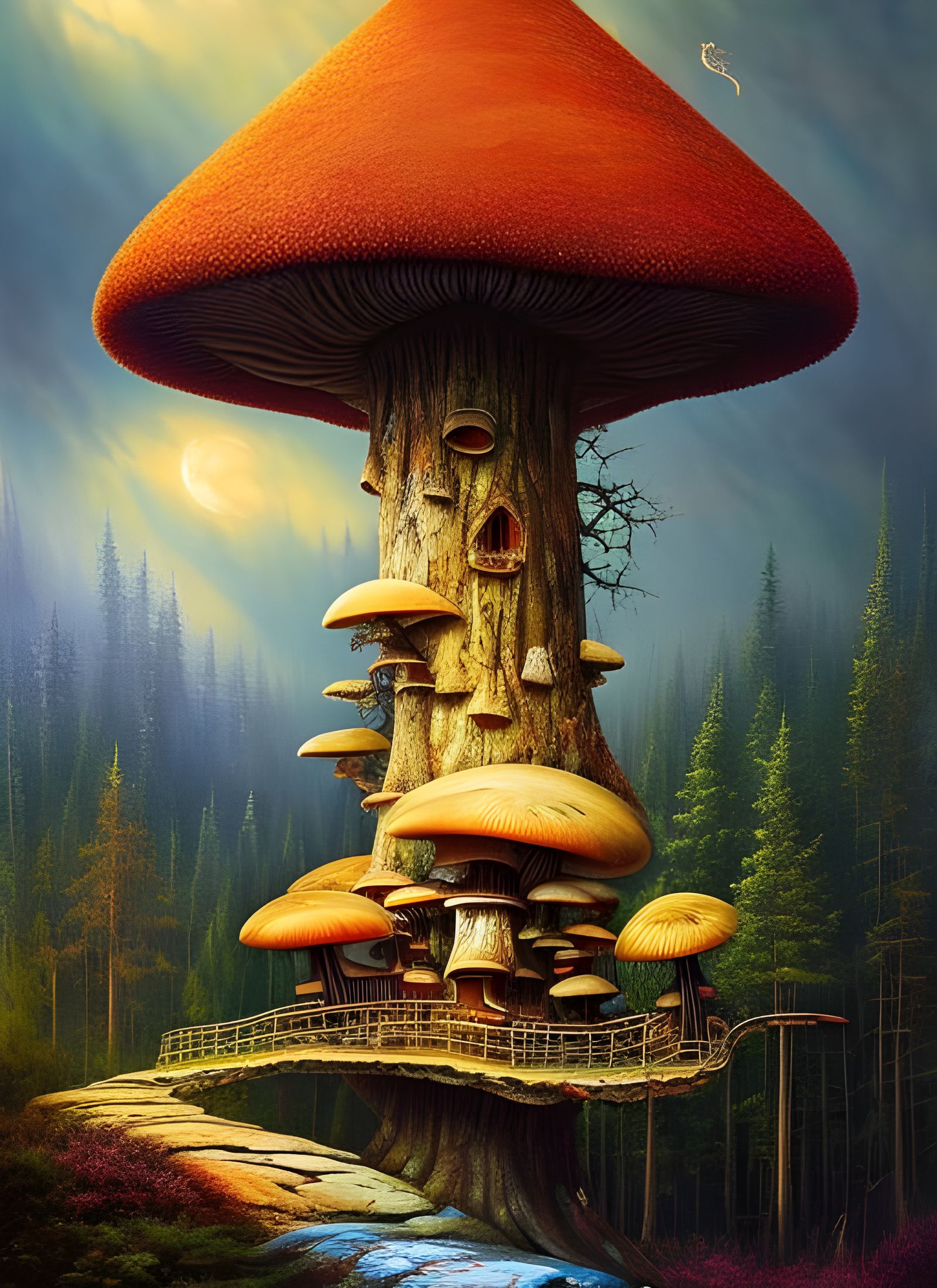 Mushroom Treehouse