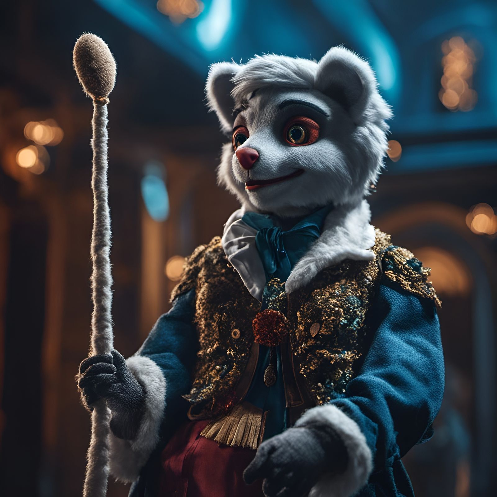 Ventriloquist and Puppet: Stunning Cinematic Close-Up