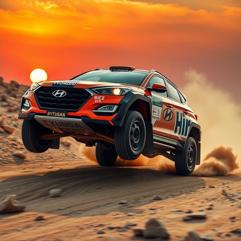 Hyundai tucson rally car