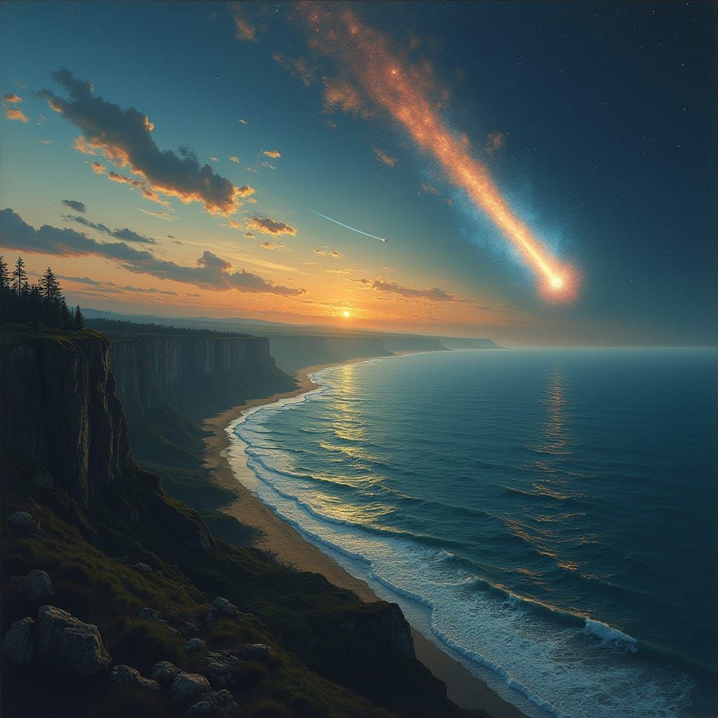 Cosmic Cataclysm: Low-Angle Comet Shaping Jurassic North Ame...