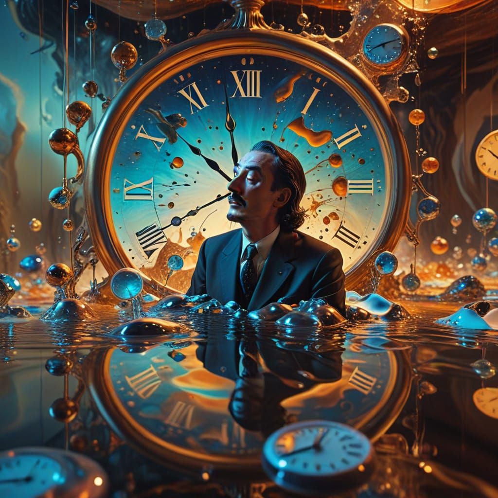 Ethereal Figure in Vibrant Dreamworld