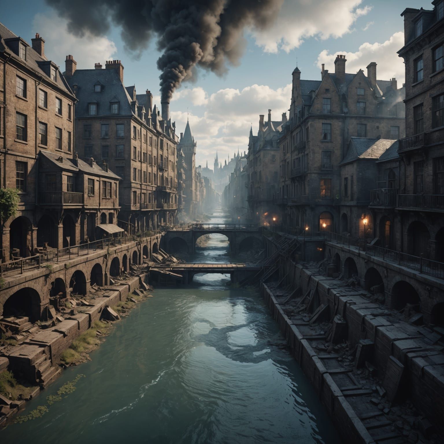 Urban Oasis in Decay