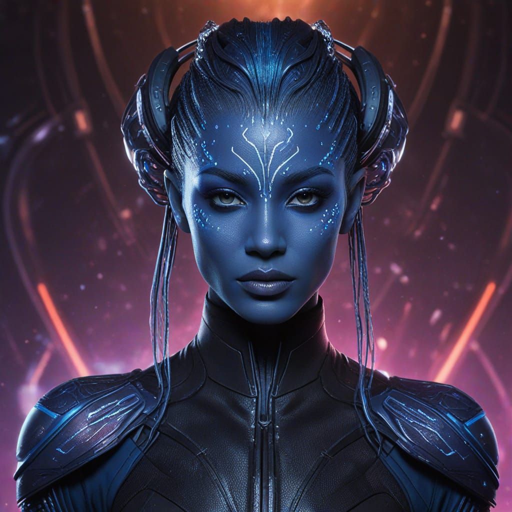 Ethereal Goddess of the Cosmos