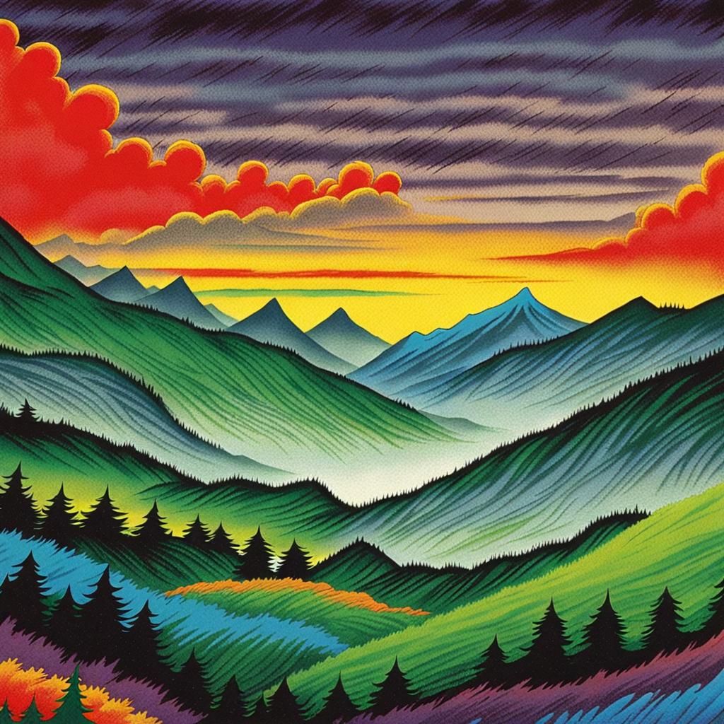 Tanjirō Kamado Ready with Nichirin Sword in Anime Style