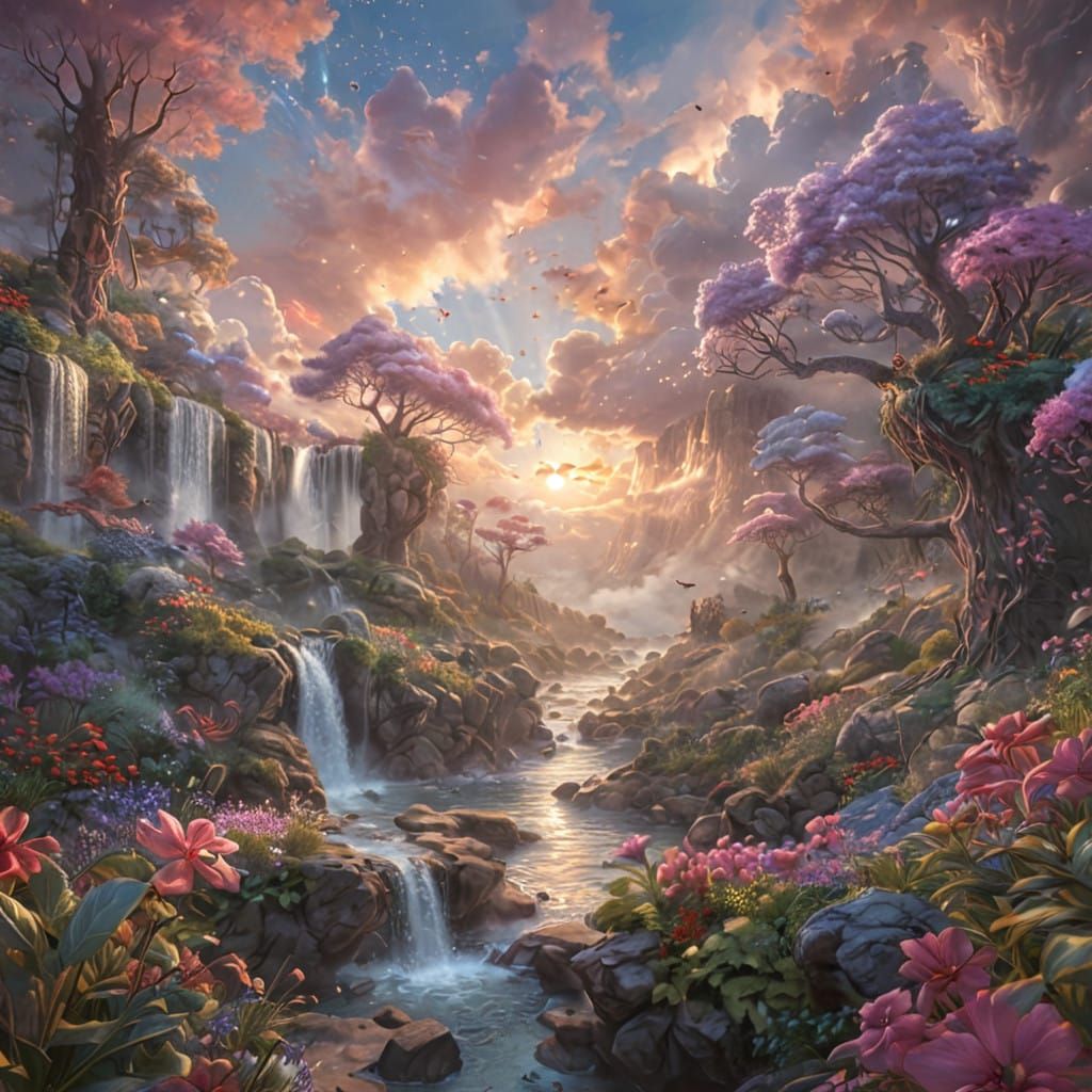 Heavenly Paradise in Soft Focus