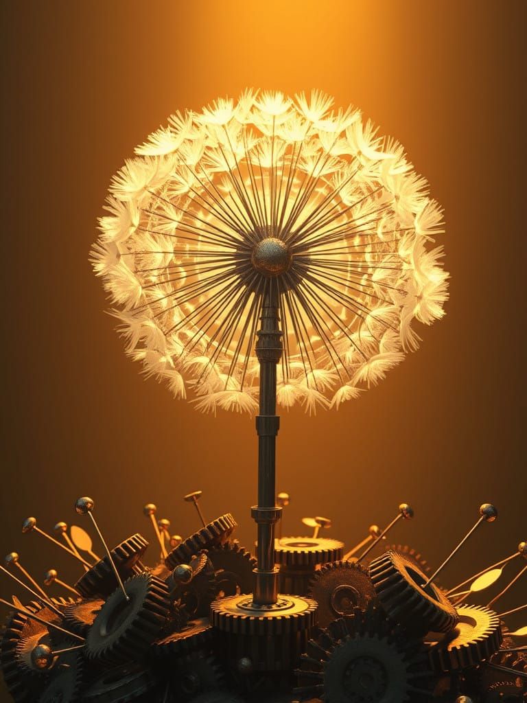 mechanical dandelion