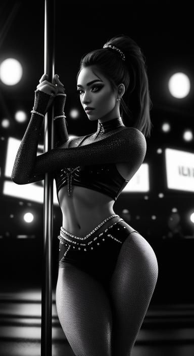 Nightclub Pole Dancer Under Billionaire's Gaze