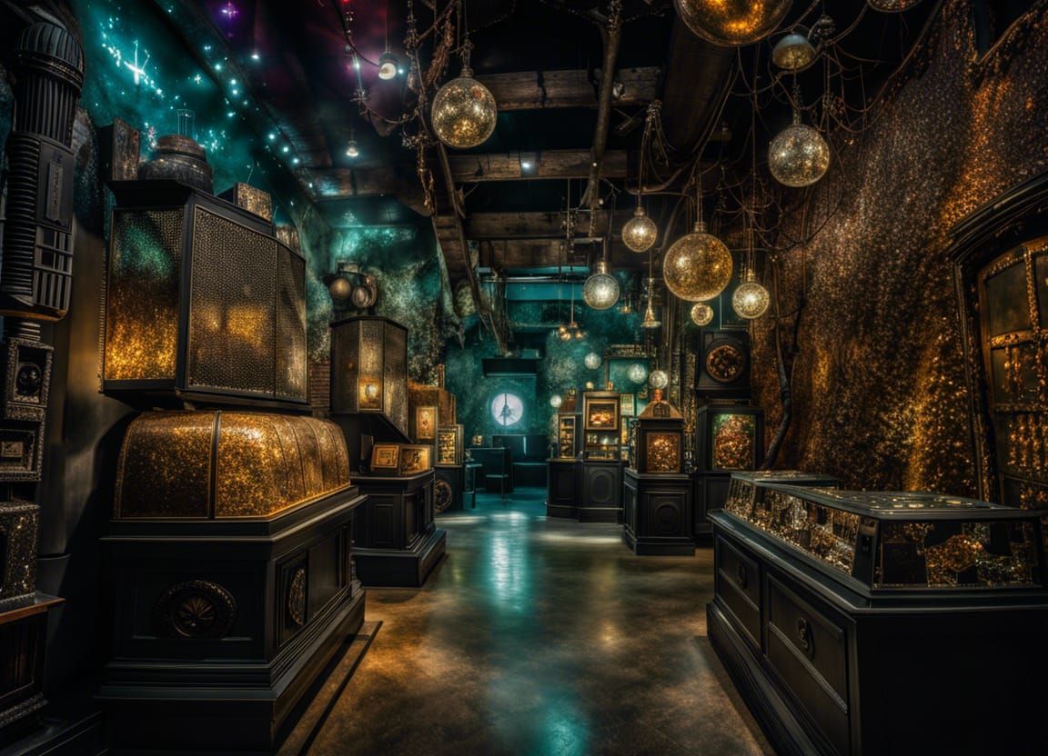 post-apocalyptic wacky museum