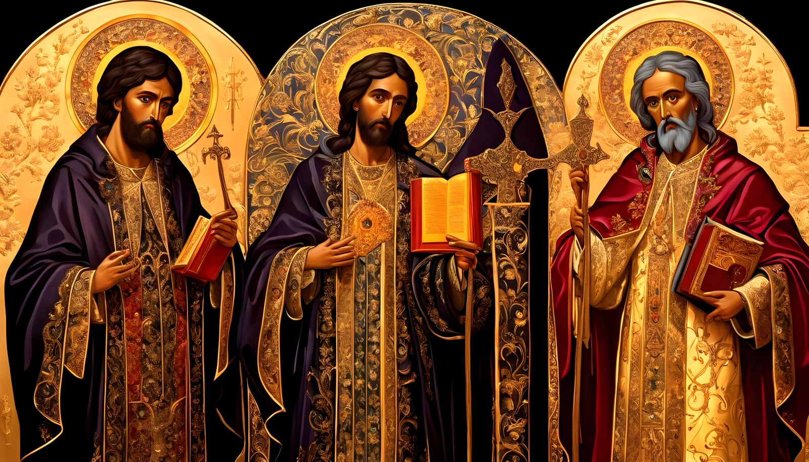 A Russian Orthodox triptych.....................I