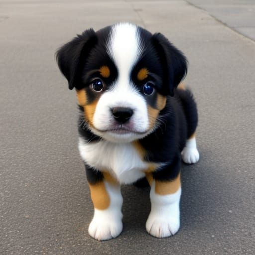Adorable Puppy Generated by AI