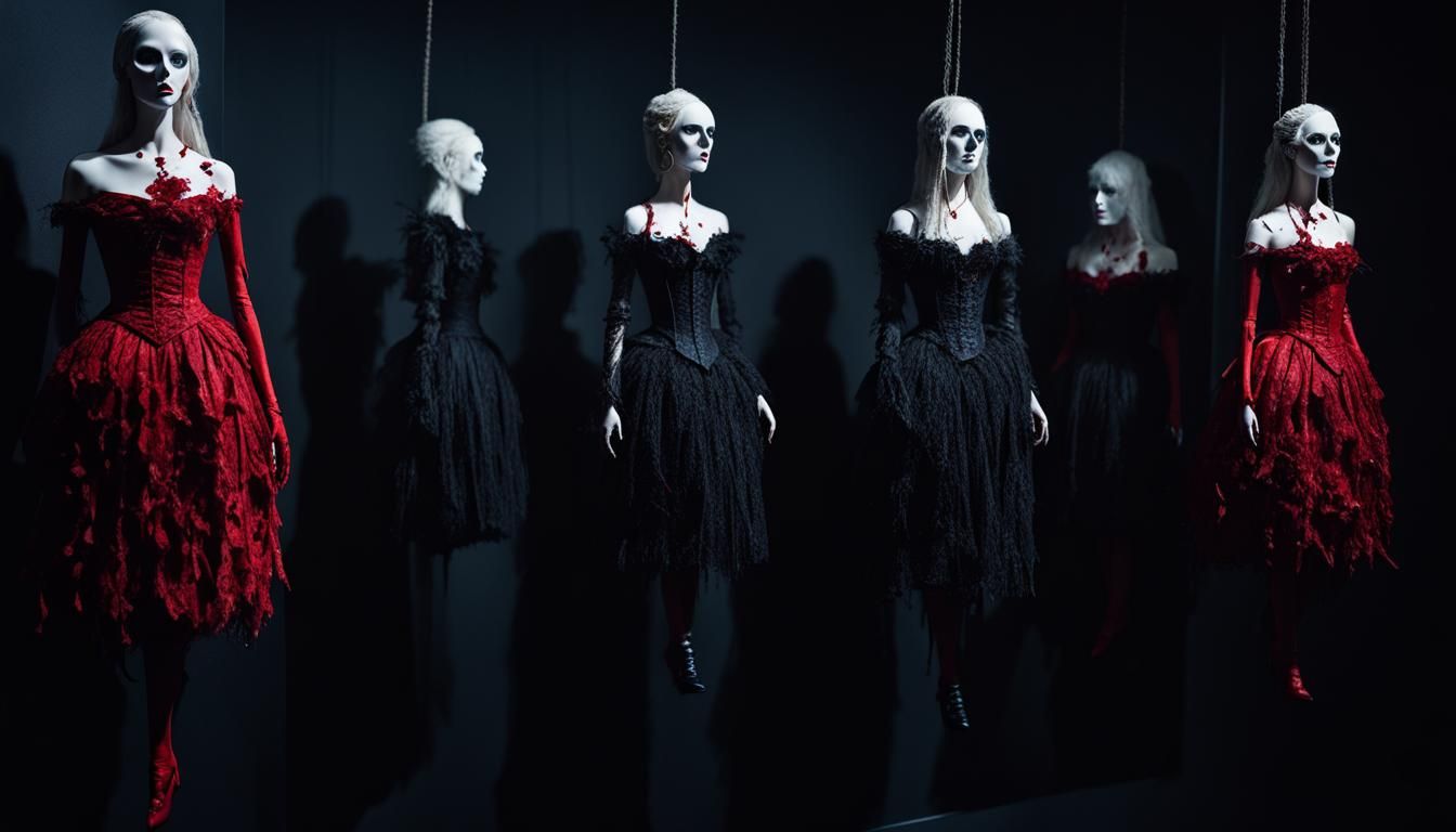 Dark Horror Paper Art Diorama: Fairy Tale Nightmare