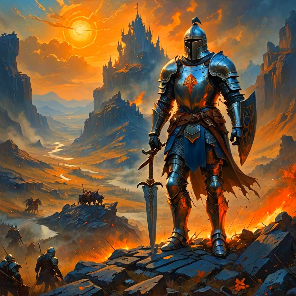 Fantastical Hearts of Valor Matte Painting