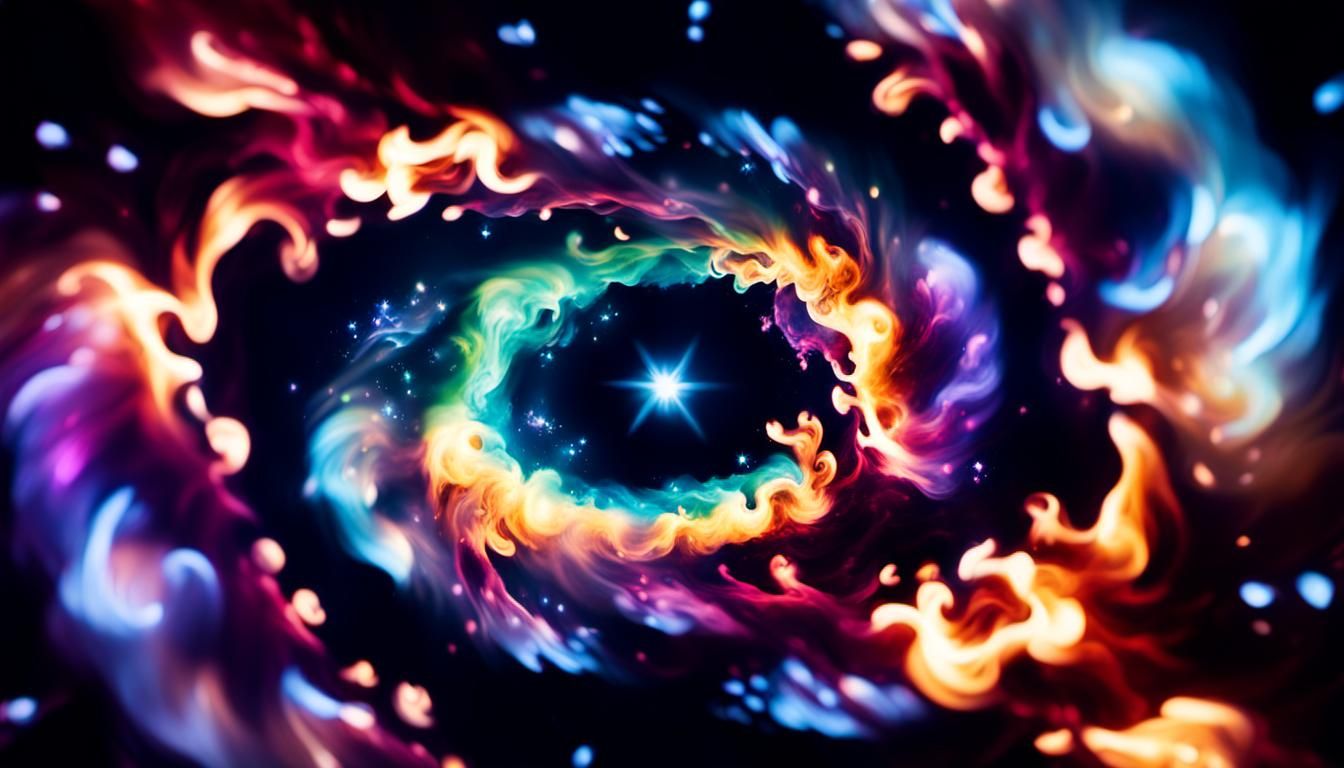 Deep Space Swirls in Cosmic Aesthetic