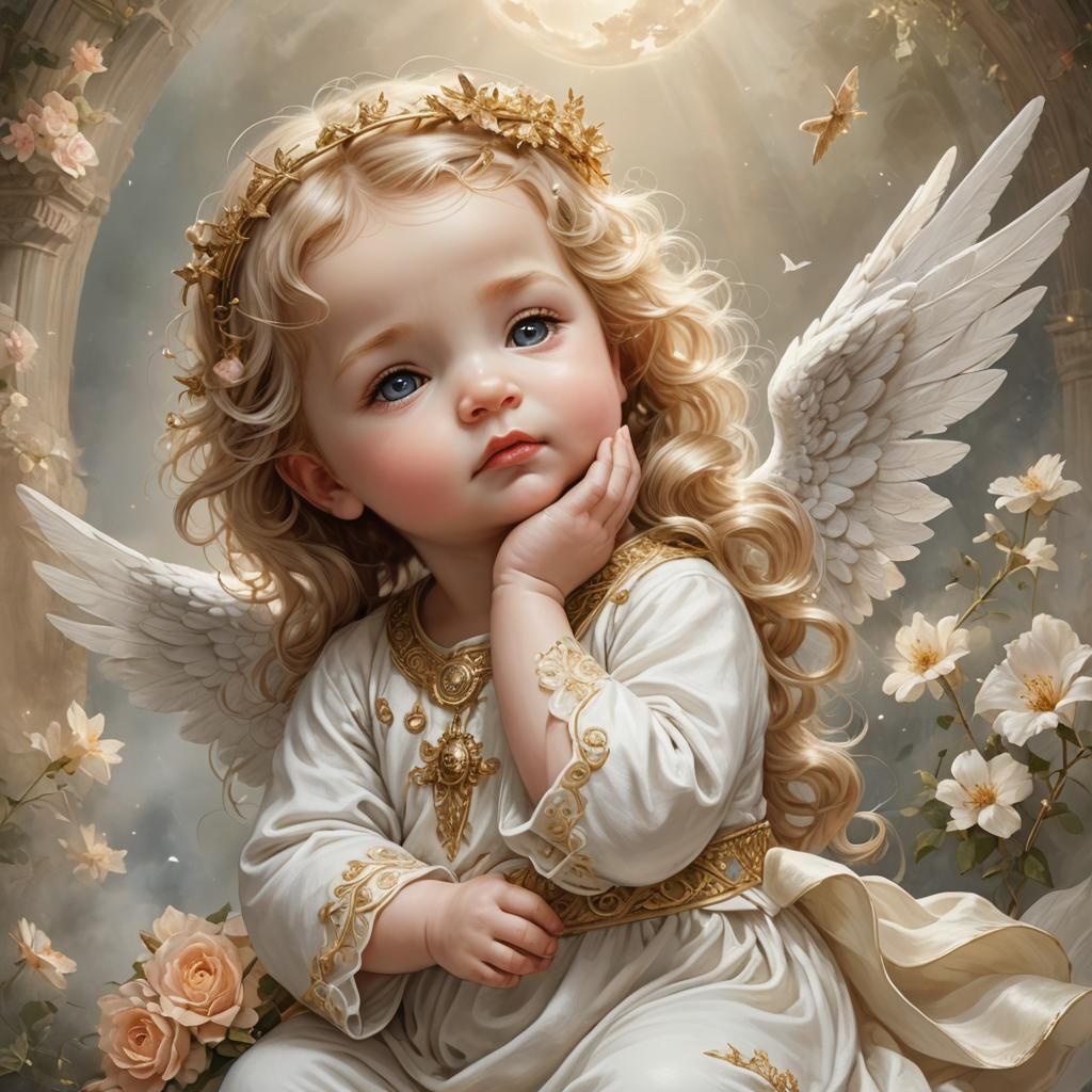 Beautiful Baby Angel on Earth
