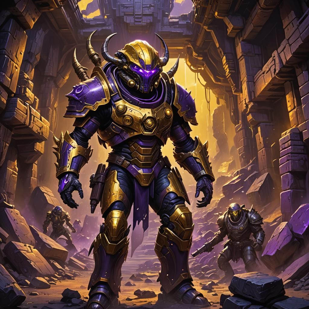 Alien Elite Invasion: Dark Fantasy Concept Art