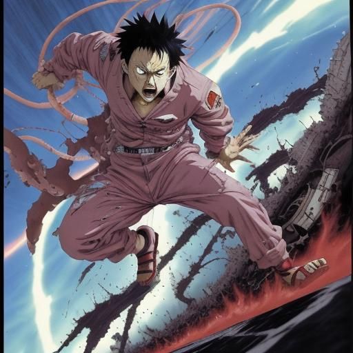Tetsuo Attacks! Anime Key Visual Manga Art