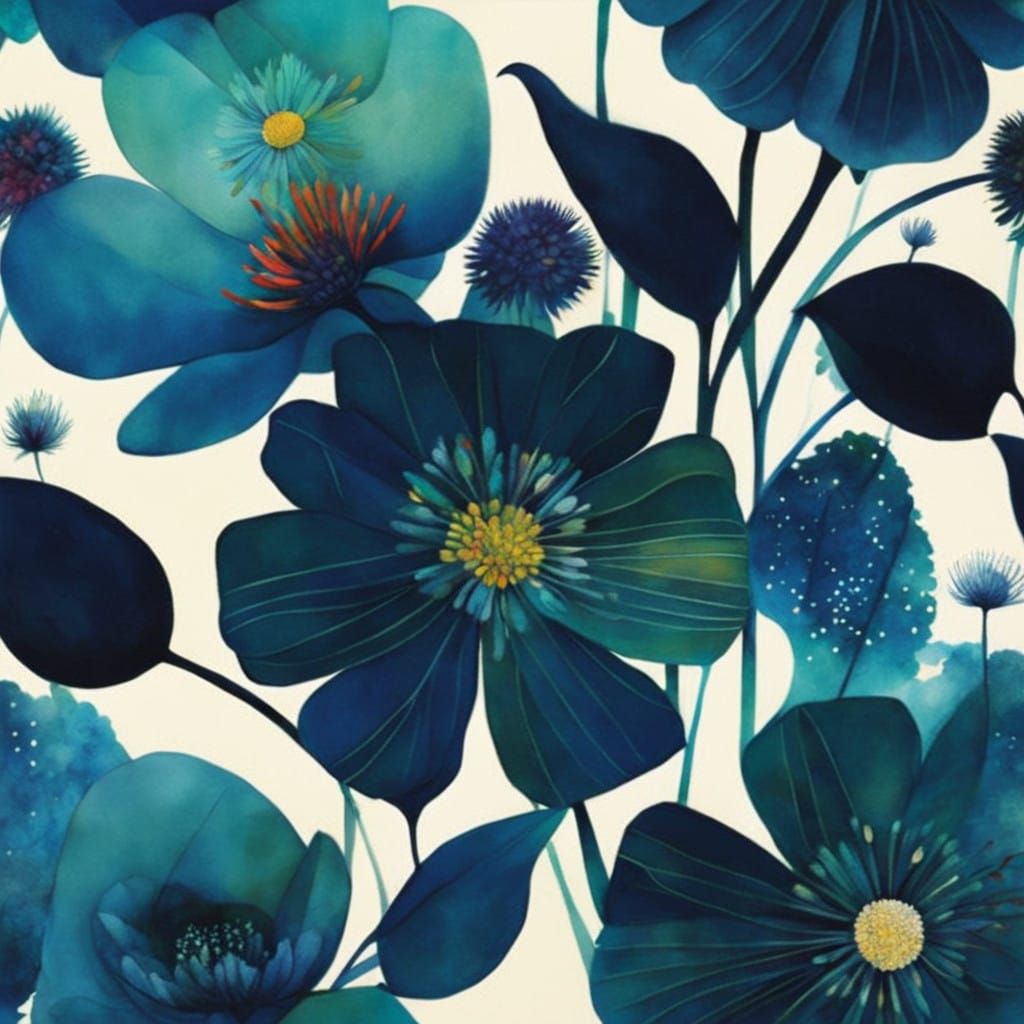 Enchanted Wildflower Realms in Dreamlike Whimsy