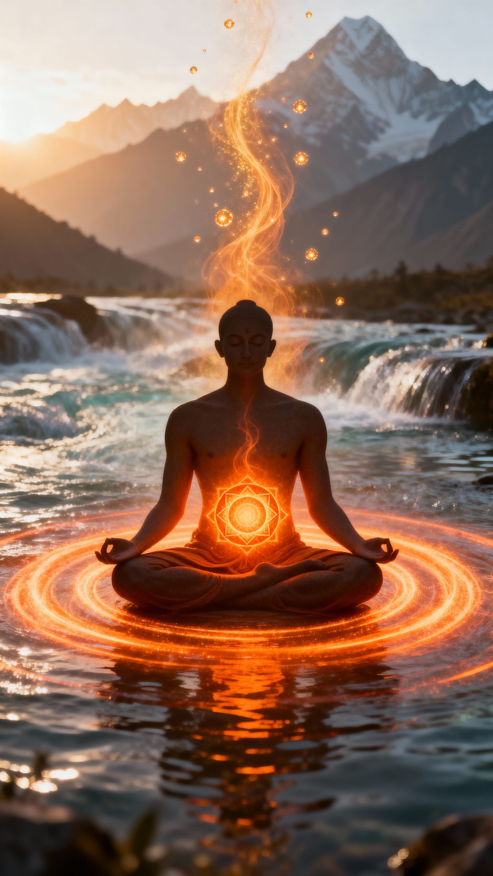 Swadhisthana Chakra Awakening: Orange Energy Radiating