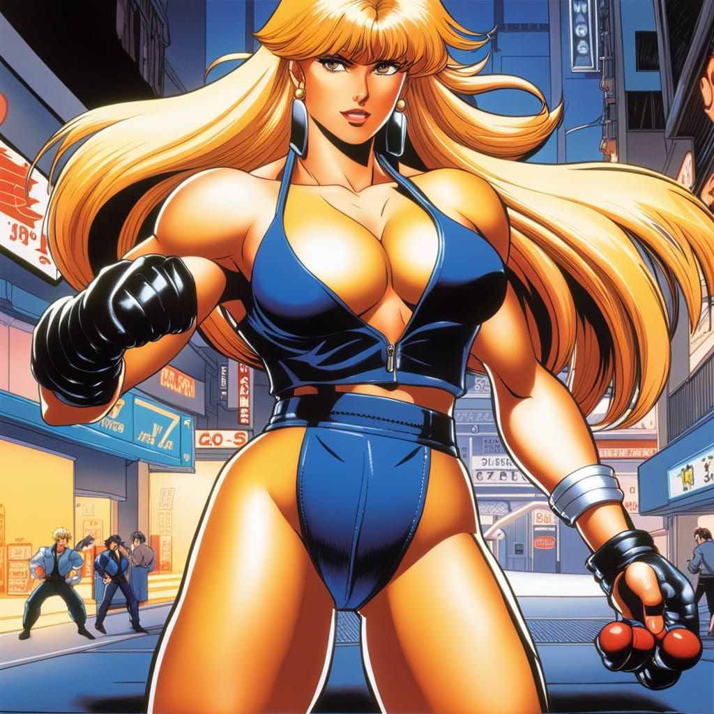 Juliette Bergmann as Streets of Rage Character