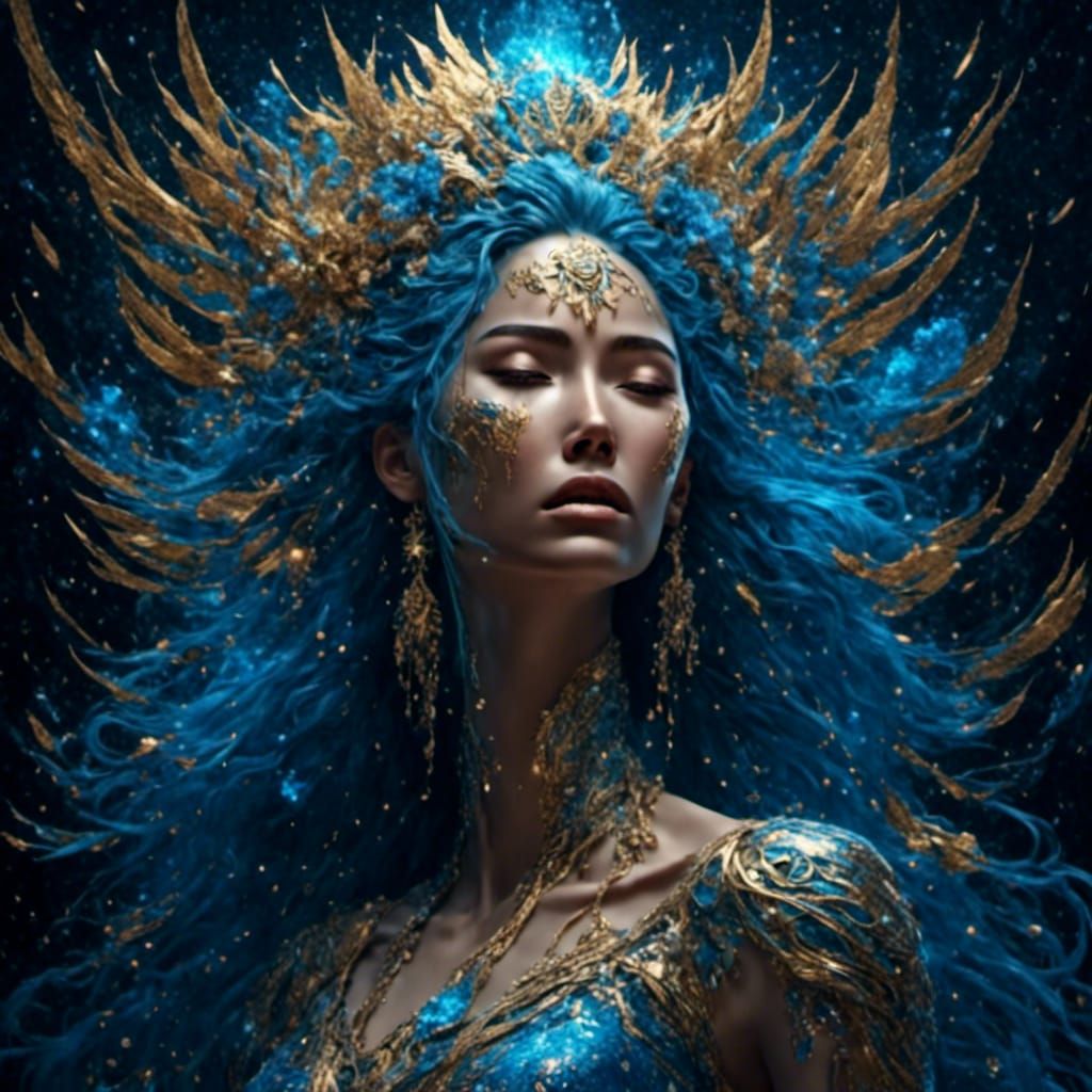 Crying Mother with Silver Tears