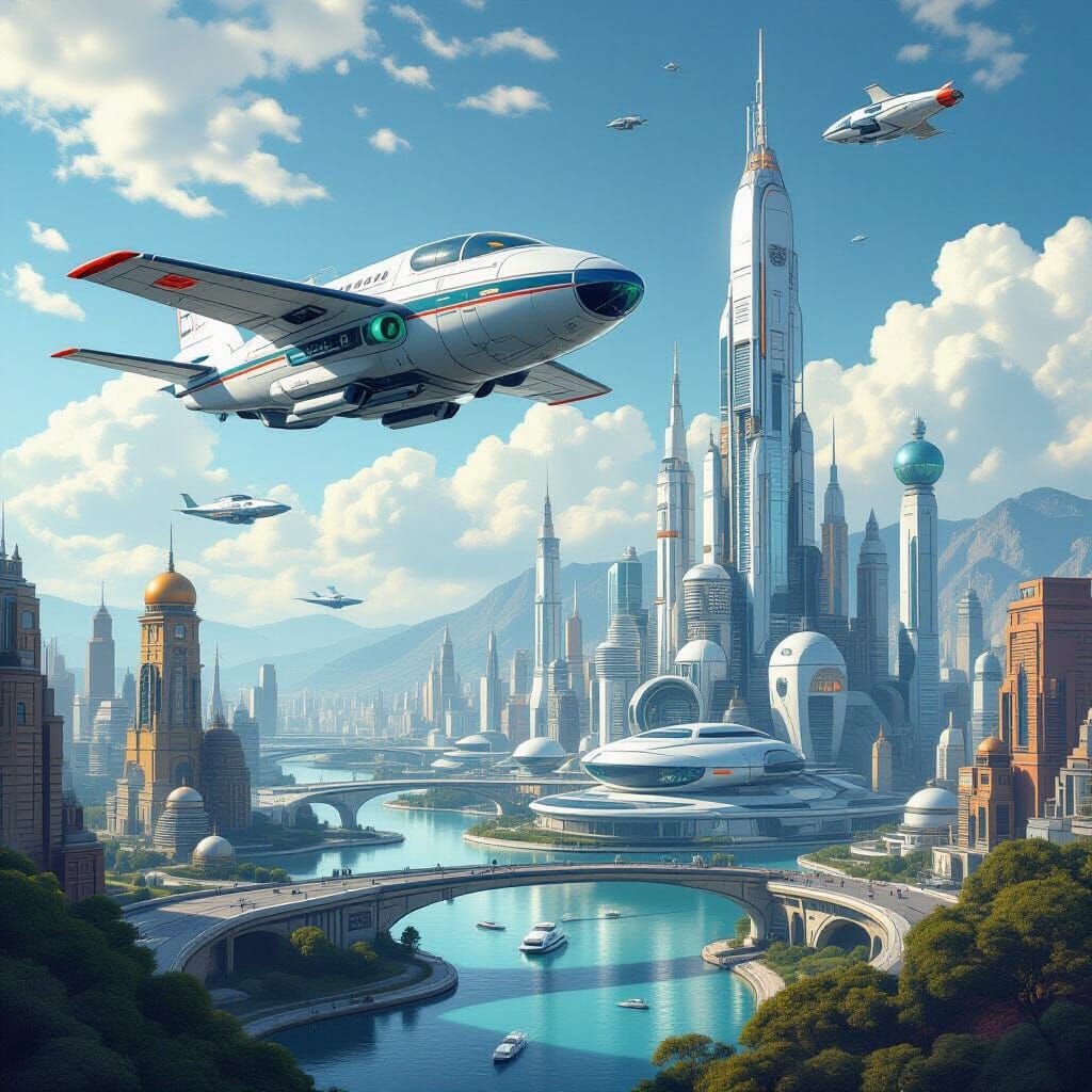 Retro-Futuristic Vision of Future Technologies