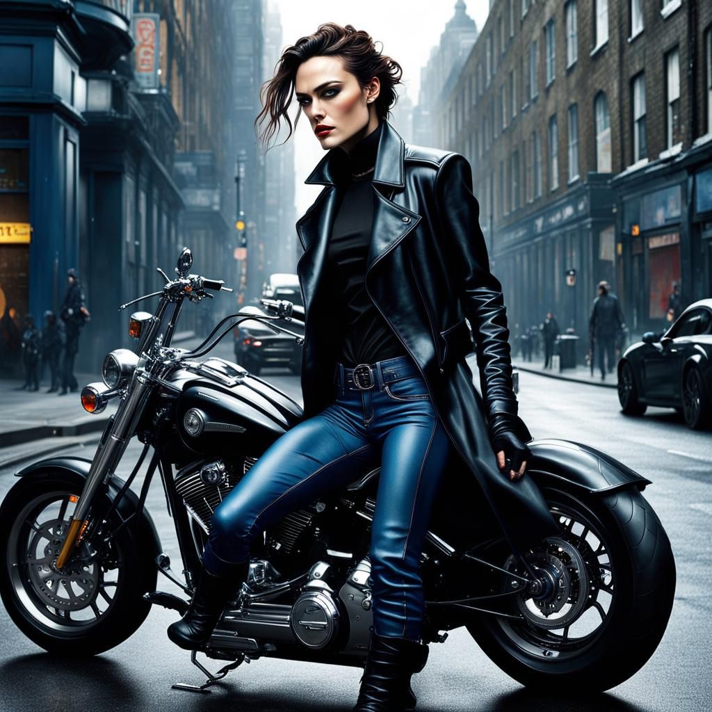 Cyberpunk Rockstar Portrait in London