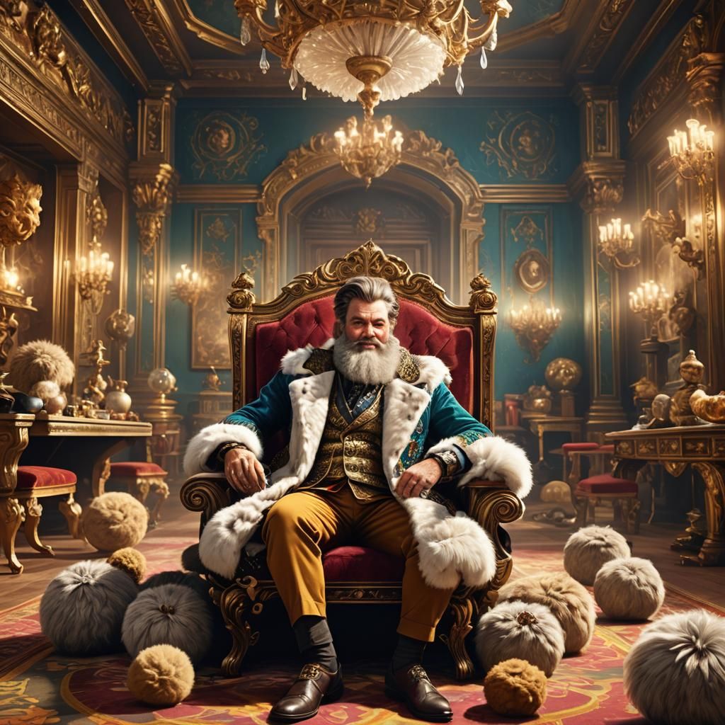 Baroque Tribble Groomer in Lavish Room