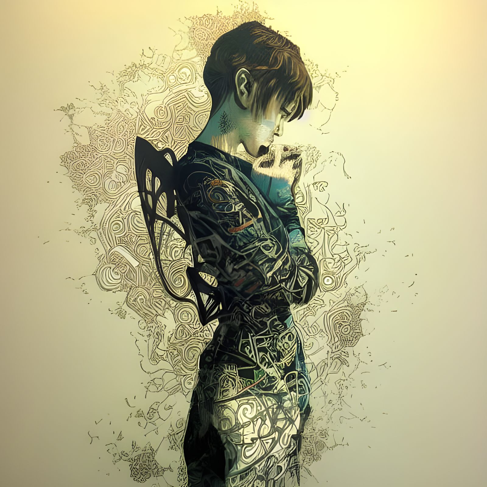 Celtic Art with 3D Shading and Urban Influences